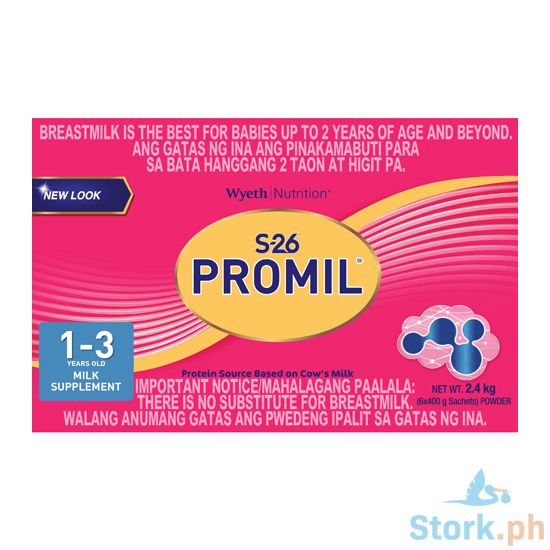 Picture of Wyeth Nutrition S-26 Promil Three Milk Supplement For Kids 1-3 Years Old 2.4kg