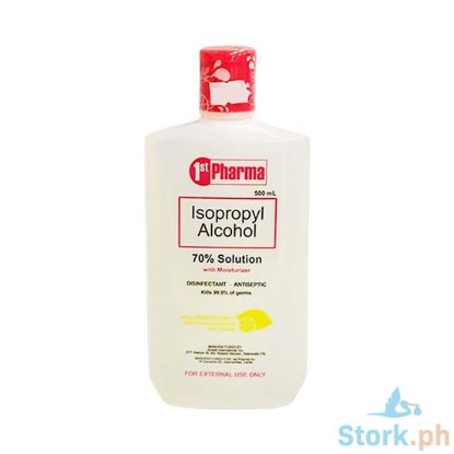 Picture of 1st Pharma Isopropyl Alcohol 70% Solution with Moisturizer with Lemon Extract 500ml