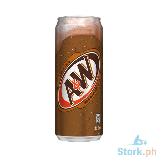 Picture of A&W Root Beer Carbonated Drink Can 320ml