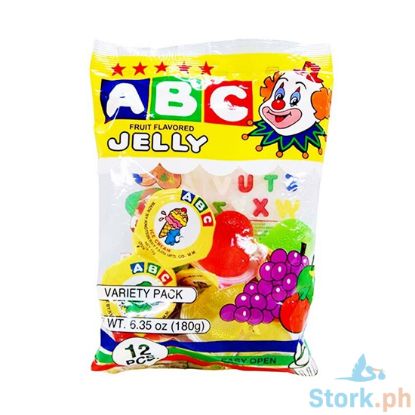 Picture of ABC Fruit Flavored Jelly Variety Pack 12 Pieces 180g