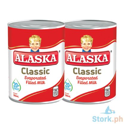 Picture of Alaska Classic Evaporated Filled Milk (2 Packs x 360ml)