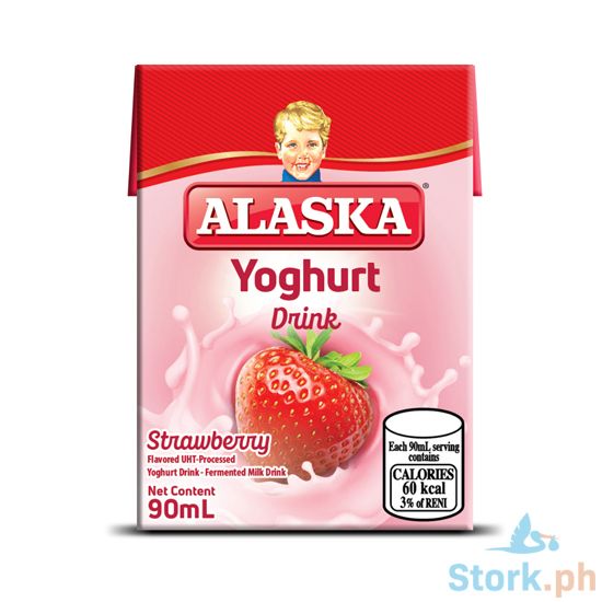 Picture of Alaska Yoghurt Drink Strawberry 90ml