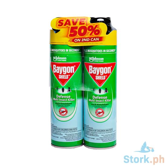 Picture of Baygon Shield Defense Aeresol 500ml 2s