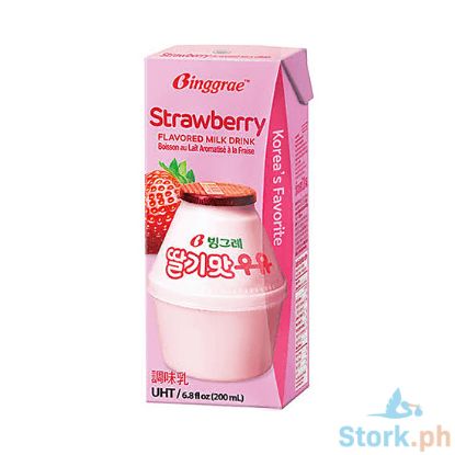 Picture of Binggrae Strawberry Milk 200ml