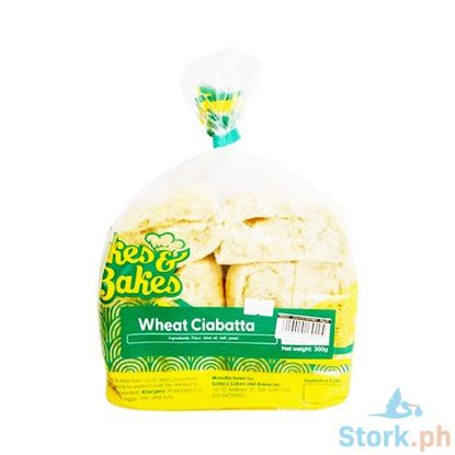 Picture of Cakes & Bakes Wheat Ciabatta 6 Pieces 300g