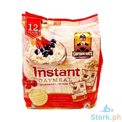 Picture of Captain Oats Instant Oatmeal (12 Sachets Pack x 40g) 480g