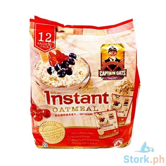 Picture of Captain Oats Instant Oatmeal (12 Sachets Pack x 40g) 480g