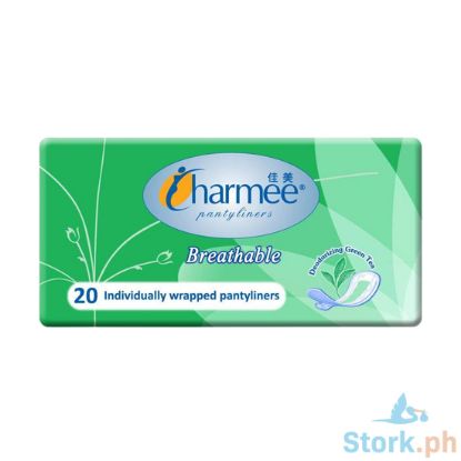 Picture of Charmee Breathable Green Tea Pantyliner 20s