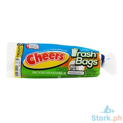 Picture of Cheers Translucent Trash Bags Medium 10s