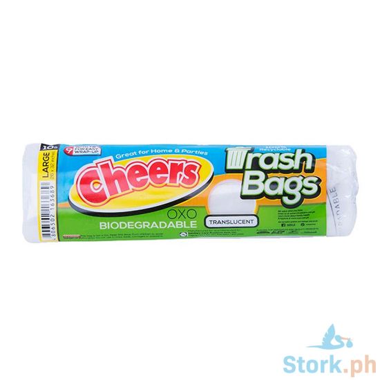 Picture of Cheers Translucent Trash Bags X Large 10s