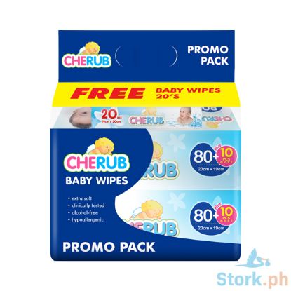 Picture of Cherub Baby Wipes Promo Pack