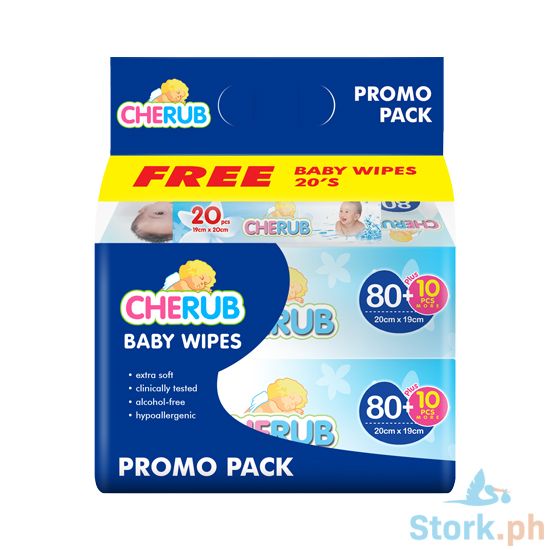 Picture of Cherub Baby Wipes Promo Pack