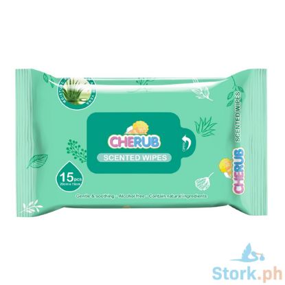 Picture of Cherub Scented Wipes 15s