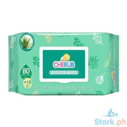 Picture of Cherub Scented Wipes 80s