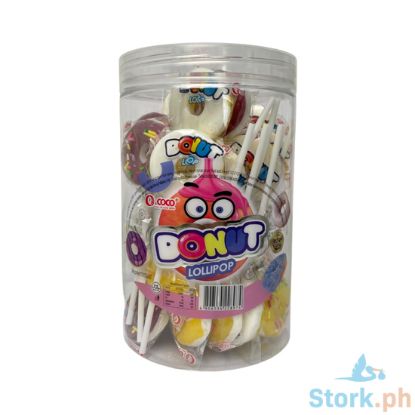 Picture of Coco Donut Lollipop Jar 30 Pieces