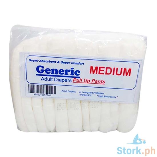 Picture of Generic Adult Diapers Pull Up Pants Medium 10 Pieces