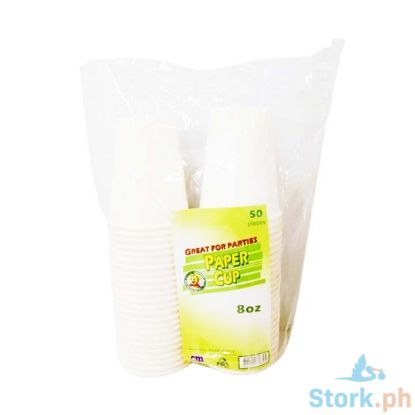 Picture of HappyBee Paper Cup 8oz 50 Pieces