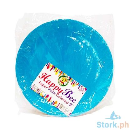 Picture of HappyBee Paper Plate Colored 9" 25 Pieces