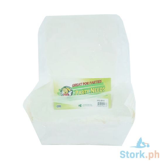 Picture of HappyBee Party Needs Paper Lunch Box White 5 Pieces