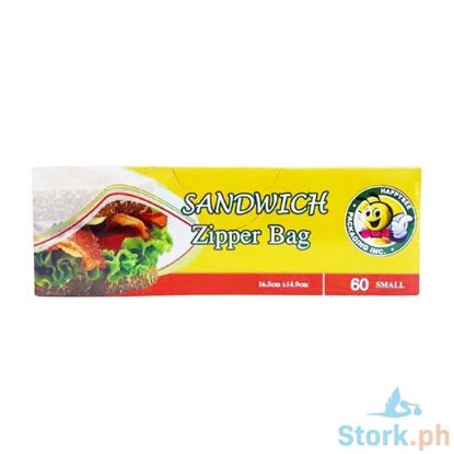 Picture of HappyBee Sandwich Zipper Bag Small 16.5cm x 14.9cm 60 Pieces