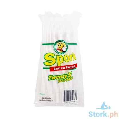 Picture of HappyBee Spork White 25 Pieces
