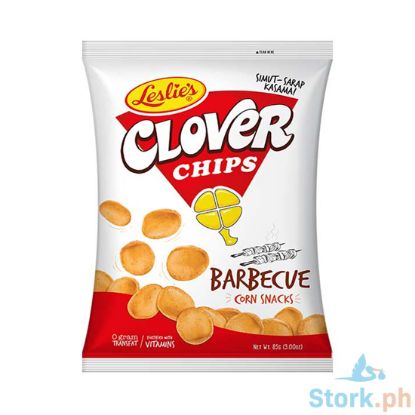 Picture of Leslie's Clover Chips Barbecue 85g