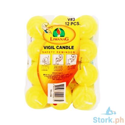 Picture of Liwanag Vigil#3 Yellow 12 Pieces