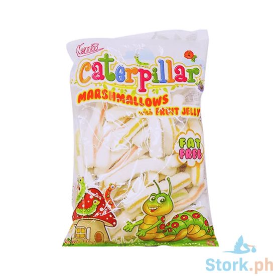 Picture of Mello Caterpiller Marshmallows with Fruit Jelly 135g