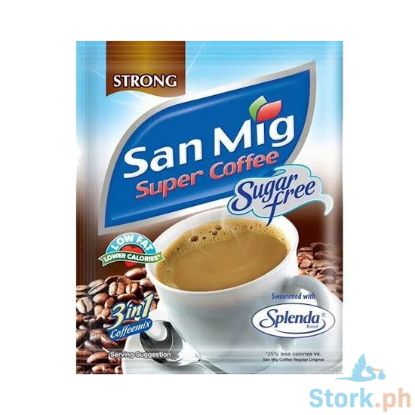 Picture of San Mig Coffee 3in1 Sugar Free Strong 9g x 10s