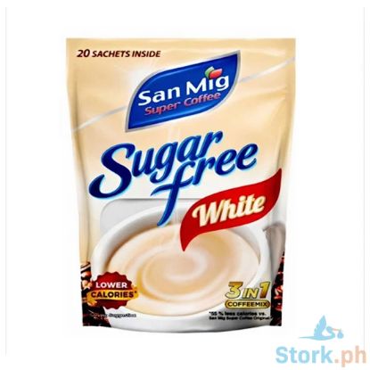Picture of San Mig Super Coffee Sugar Free White 3-in-1 Coffee Mix 10g x 20s