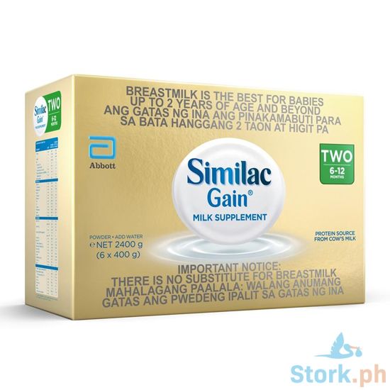 Picture of Similac Gain Milk Supplement Two 6-12 Months (6 Packs x 400g) 2400g