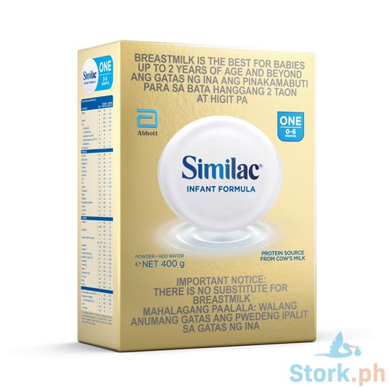 Picture of Similac Infant Formula Powdered Milk Drink One 0-6 Months 400g
