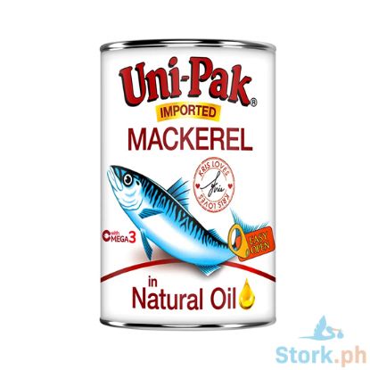 Picture of Uni-Pak Imported Mackerel in Natural Oil 425g