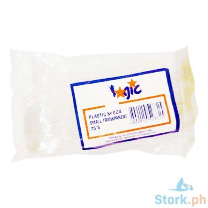 Picture of Magic Plastic Spoon Small Transparent 25 Pieces