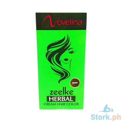 Picture of Novelina Zeelke Herbal Cream Hair Color (Brown) 60g