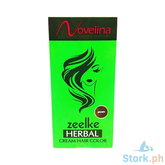 Picture of Novelina Zeelke Herbal Cream Hair Color (Brown) 60g