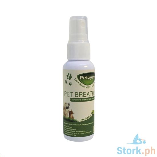 Picture of Petzyme Peppermint Natural Pet Breath Spray Breath Freshener 50ml