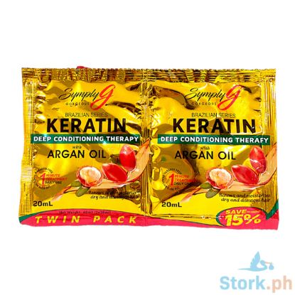 Picture of Symply G Keratin Conditioner Therapy with Argan Oil Twinpack 40ml