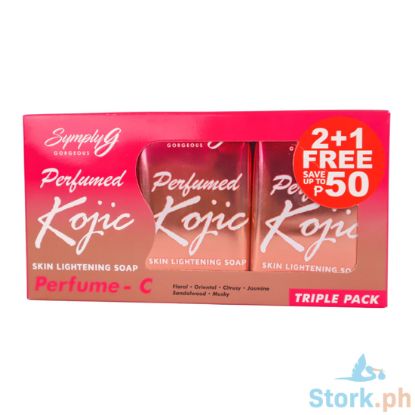 Picture of Symply G Perfume Kojic Skin Lightning Soap Perfume-C 85g 2+1