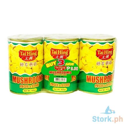 Picture of Tai Hing Mushroom Pieces & Stems (3 Packs x 425g)