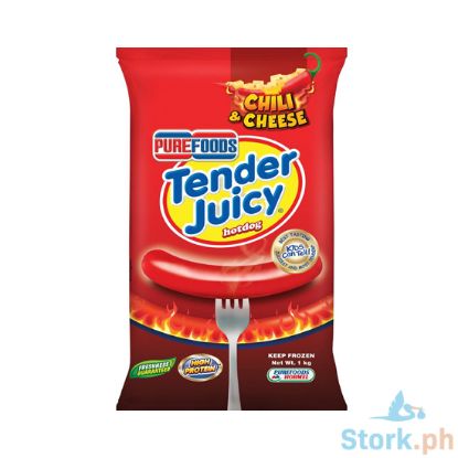 Picture of Tender Juicy Jumbo Hotdog Chili & Cheese 1kg