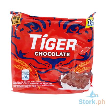Picture of Tiger Energy Plain Swt Chocolate (10 Packs x 22.8g)