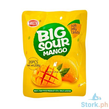 Picture of Tiwi Big Sour Mango Soft Jelly Candy 20 Pieces 208g