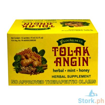 Picture of Tolak Angin Sachet Herbal Supplement Syrup 15ml x 12s