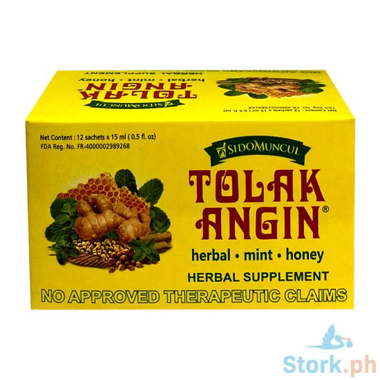 Picture of Tolak Angin Sachet Herbal Supplement Syrup 15ml x 12s