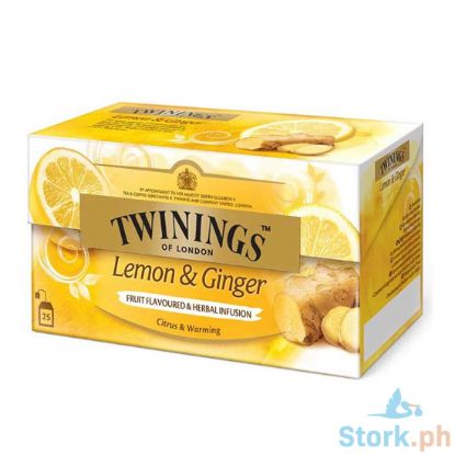 Picture of Twinings Lemon & Ginger Herbal Tea 1.5g x 25s