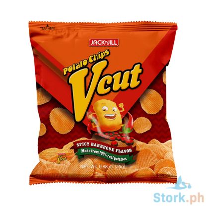 Picture of V Cut Potato Chips Spicy BBQ 25g