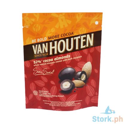 Picture of Van Houten 52% Cocoa Almond Dragees 40g
