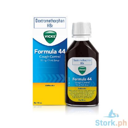 Picture of VICKS Dextromethorphan HBr Formula 44 Cough Control Syrup 100ml