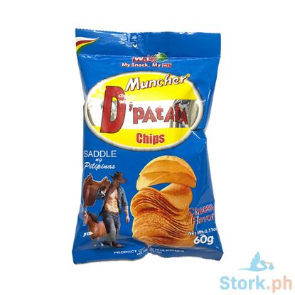 Picture of W.L. Foods Muncher D'Patata Chips Cheese Flavor 60g